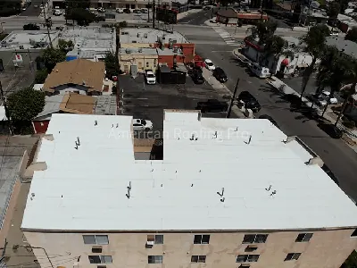 Tile work on a Los Angeles home, in progress.