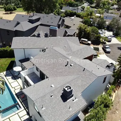 Mid project documentation of a residential roof.