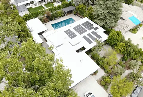 Flat and low slope roofing system
