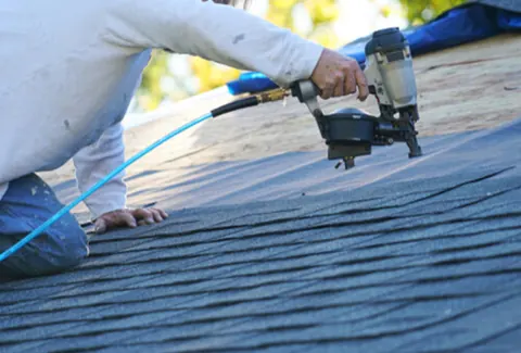 Roof maintenance inspection